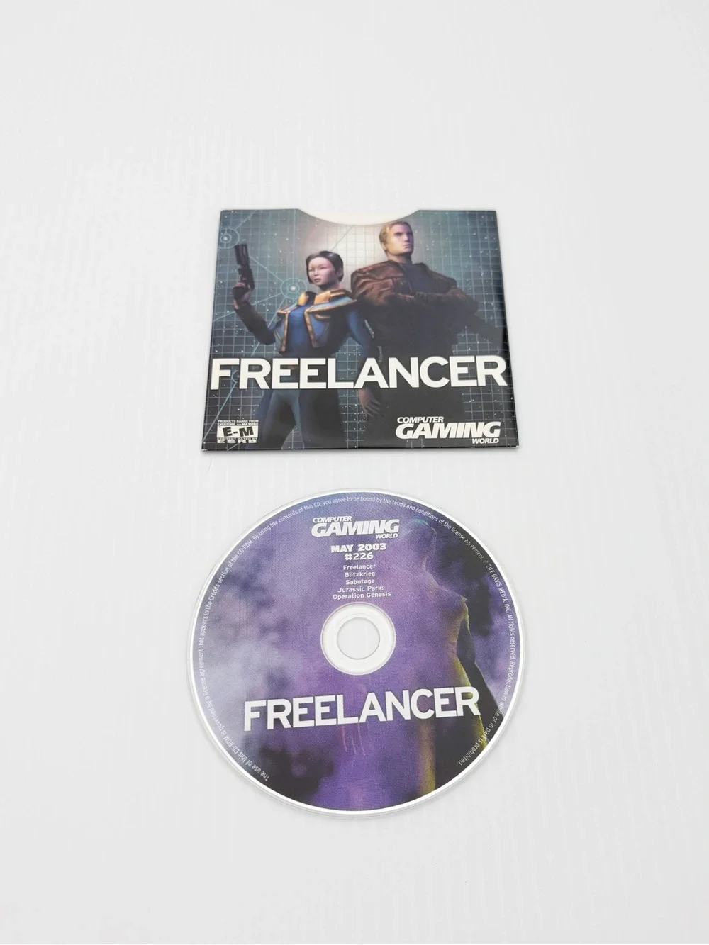 Computer Gaming World Freelancer May 2003 226 PC Game Demo Disc